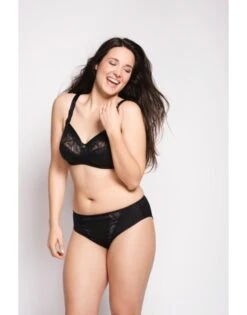 Ulla Dessous Carmen BH Zonder Beugel Kleine - Grote Maten 75-130 Cup B Tot I - Zwart - 2528 -ondergoed winkel ulla dessous carmen bh zonder beugel kleine grote maten 75 130 cup b tot i zwart 2528 5