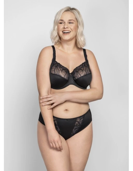 Ulla Dessous Carmen Hele Cup BH Kleine En Grote Maten 75-120 Cup B Tot G - Zwart - 2523 8 Ulla Dessous Carmen Hele Cup BH Kleine En Grote Maten 75-120 Cup B Tot G - Zwart - 2523 - Afbeelding 8