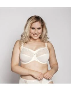 ondergoed winkel 31 Ulla Dessous Carmen Hele Cup BH Kleine En Grote Maten 75-120 Cup H Tot L - Écru - 2526