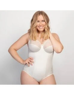 Ulla Dessous Carmen Shapewear Body Kleine En Grote Maten 75-120 Cup B Tot G - Écru - 2573