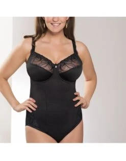 Ulla Dessous Carmen Shapewear Body Kleine En Grote Maten 75-120 Cup B Tot G - Zwart - 2573 -ondergoed winkel ulla dessous carmen shapewear body kleine en grote maten 75 120 cup b tot g zwart 2573 4