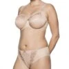 Ulla Dessous Carmen Slip Kleine - Grote Maten - 38-60 - Cappuccino - 2532