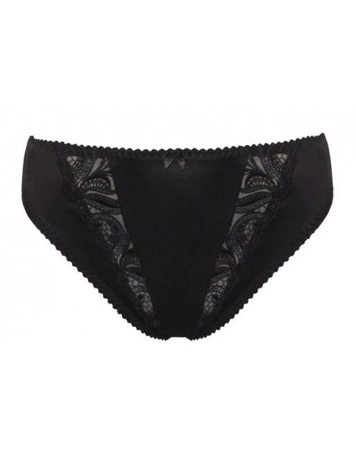 Ulla Dessous Carmen Slip Kleine - Grote Maten - 38-60 - Zwart - 2532 2 Ulla Dessous Carmen Slip Kleine - Grote Maten - 38-60 - Zwart - 2532 - Afbeelding 2