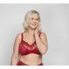 Ulla Dessous Ella BH Zonder Beugel Kleine En Grote Maten 75-120 Cup D Tot L - Rood - 3628