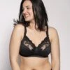 Ulla Dessous Ella BH Zonder Beugel Kleine En Grote Maten 75-120 Cup D Tot L - Zwart - 3628