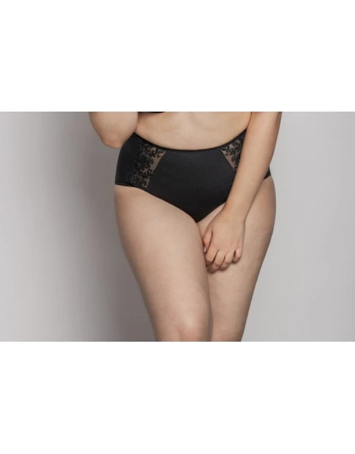 Ulla Dessous Ella Gaine Slip Kleine - Grote Maten 38-60 - Zwart - 3610 4 Ulla Dessous Ella Gaine Slip Kleine - Grote Maten 38-60 - Zwart - 3610 - Afbeelding 4