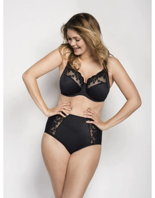 Ulla Dessous Ella Gaine Slip Kleine - Grote Maten 38-60 - Zwart - 3610 1 Ulla Dessous Ella Gaine Slip Kleine - Grote Maten 38-60 - Zwart - 3610