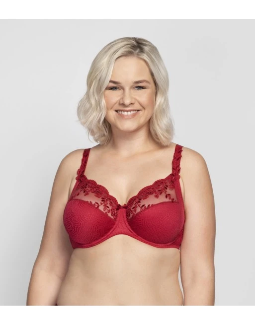Ulla Dessous Ella Hele Cup BH Kleine En Grote Maten 75-130 Cup B Tot G - Rood - 3623 1 Ulla Dessous Ella Hele Cup BH Kleine En Grote Maten 75-130 Cup B Tot G - Rood - 3623