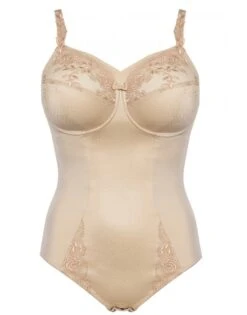 Ulla Dessous Ella Shapewear Body KLeine En Grote Maten 75-100 Cup H Tot I - Bisque - 3675 -ondergoed winkel ulla dessous ella shapewear body kleine en grote maten 75 100 cup h tot i bisque 3675 1