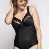 Ulla Dessous Ella Shapewear Body Kleine En Grote Maten 75-120 Cup B Tot G - Zwart - 3673