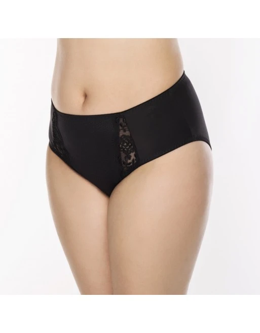 Ulla Dessous Ella Slip Kleine - Grote Maten 38-60 - Zwart - 3632 3 Ulla Dessous Ella Slip Kleine - Grote Maten 38-60 - Zwart - 3632 - Afbeelding 3