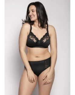 Ulla Dessous Ella Slip Kleine - Grote Maten 38-60 - Zwart - 3632