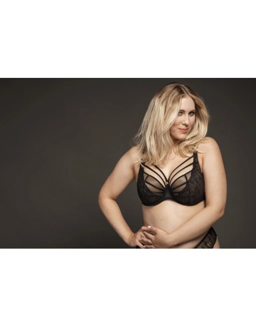 Ulla Dessous Exclusive Line Beha Met Schuimvulling Grote Cupmaten D - I / T. 70-100 - Zwart - 8529 2 Ulla Dessous Exclusive Line Beha Met Schuimvulling Grote Cupmaten D - I / T. 70-100 - Zwart - 8529 - Afbeelding 2