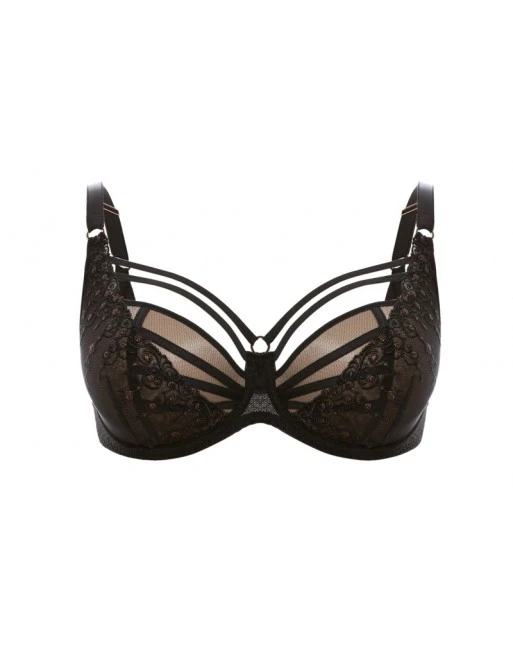 Ulla Dessous Exclusive Line Beha Met Schuimvulling Grote Cupmaten D - I / T. 70-100 - Zwart - 8529 3 Ulla Dessous Exclusive Line Beha Met Schuimvulling Grote Cupmaten D - I / T. 70-100 - Zwart - 8529 - Afbeelding 3