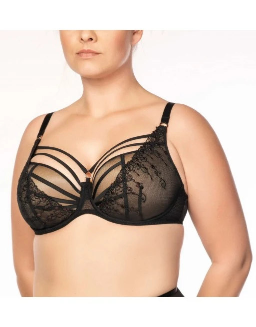 Ulla Dessous Exclusive Line Beha Met Schuimvulling Grote Cupmaten D - I / T. 70-100 - Zwart - 8529 4 Ulla Dessous Exclusive Line Beha Met Schuimvulling Grote Cupmaten D - I / T. 70-100 - Zwart - 8529 - Afbeelding 4