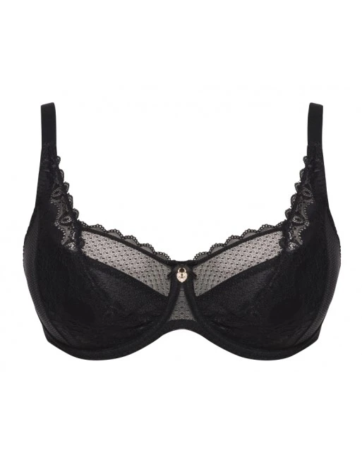 Ulla Dessous Exclusive Line Beha Met Schuimvulling Grote Cupmaten - Zwart - 8429 2 Ulla Dessous Exclusive Line Beha Met Schuimvulling Grote Cupmaten - Zwart - 8429 - Afbeelding 2