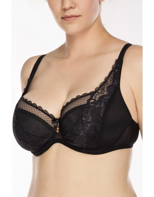 Ulla Dessous Exclusive Line Beha Met Schuimvulling Grote Cupmaten - Zwart - 8429 7 Ulla Dessous Exclusive Line Beha Met Schuimvulling Grote Cupmaten - Zwart - 8429 - Afbeelding 7