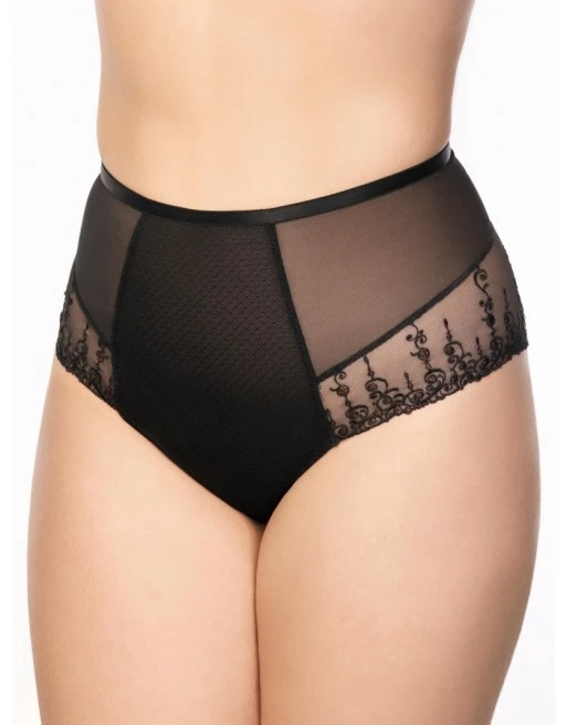 Ulla Dessous Exclusive Line Hoge Tailleslip Kleine - Grote Maten 36-50 - Zwart - 8510 2 Ulla Dessous Exclusive Line Hoge Tailleslip Kleine - Grote Maten 36-50 - Zwart - 8510 - Afbeelding 2