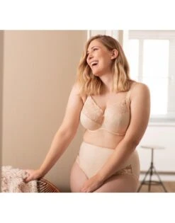 Ulla Dessous Jasmin Hele Cup BH Kleine En Grote Maten 70-120 Cup B Tot L - Poeder - 2723 -ondergoed winkel ulla dessous jasmin hele cup bh kleine en grote maten 70 120 cup b tot l poeder 2723 3