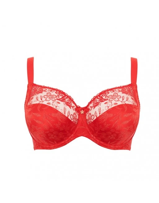 Ulla Dessous Jasmin Hele Cup BH Kleine En Grote Maten 70-120 Cup B Tot L - Red Poppy - 2723 2 Ulla Dessous Jasmin Hele Cup BH Kleine En Grote Maten 70-120 Cup B Tot L - Red Poppy - 2723 - Afbeelding 2