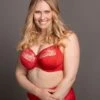 Ulla Dessous Jasmin Hele Cup BH Kleine En Grote Maten 70-120 Cup B Tot L - Red Poppy - 2723