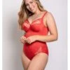 Ulla Dessous Jasmin Shapewear Body Kleine En Grote Maten 75-100 Bonnet B à G - Red Poppy - 2773