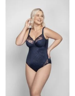 Ulla Dessous Jasmin Shapewear Body Kleine En Grote Maten 75-100 Cup B Tot G - Midnight - 2773
