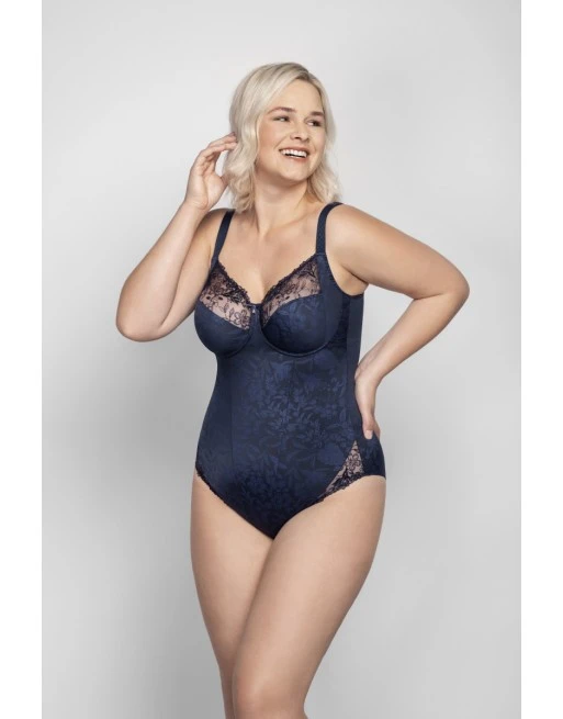 Ulla Dessous Jasmin Shapewear Body Kleine En Grote Maten 75-100 Cup B Tot G - Midnight - 2773 1 Ulla Dessous Jasmin Shapewear Body Kleine En Grote Maten 75-100 Cup B Tot G - Midnight - 2773