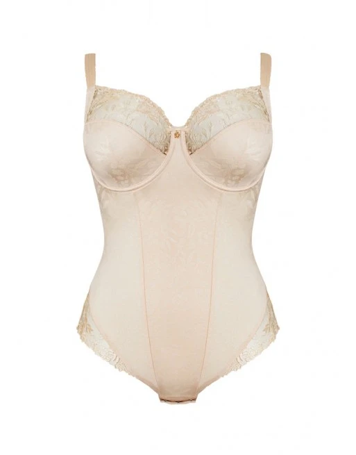 Ulla Dessous Jasmin Shapewear Body Kleine En Grote Maten 75-100 Cup B Tot G - Poeder - 2773 2 Ulla Dessous Jasmin Shapewear Body Kleine En Grote Maten 75-100 Cup B Tot G - Poeder - 2773 - Afbeelding 2