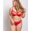 Ulla Dessous Jasmin Slip Kleine + Grote Maten 36-50 - Red Poppy - 2732