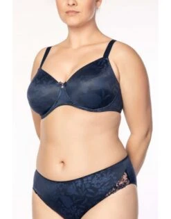 Ulla Dessous Jasmin T-Shirt BH Kleine En Grote Maten 70-110 Cup D Tot L - Midnight - 2720 -ondergoed winkel ulla dessous jasmin t shirt bh kleine en grote maten 70 110 cup d tot l midnight 2720 2