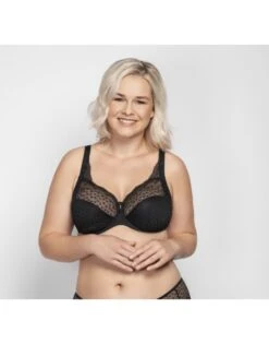 Ulla Dessous Josy Hele Cup BH Kleine En Grote Maten 70-120 Cup B Tot L - Zwart - 6723
