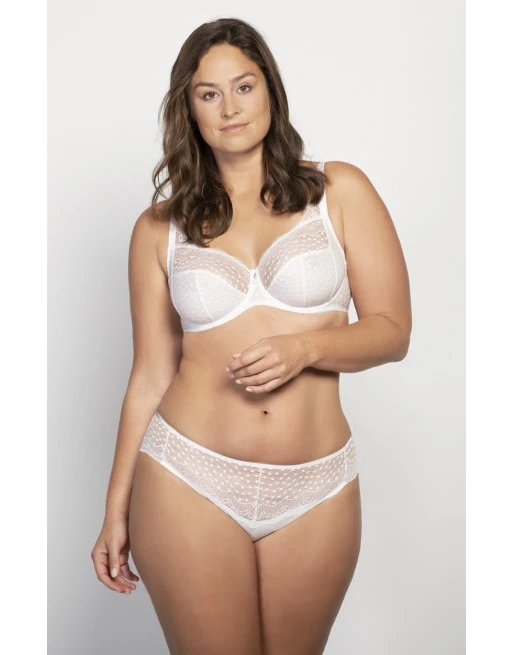 Ulla Dessous Josy Hele Cup BH Kleine - Grote Maten 70-100 Cup B - L - Wit - 6723 4 Ulla Dessous Josy Hele Cup BH Kleine - Grote Maten 70-100 Cup B - L - Wit - 6723 - Afbeelding 4
