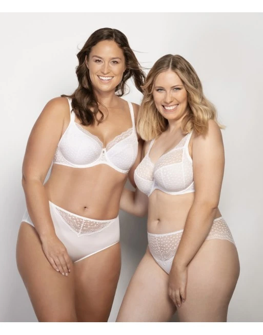 Ulla Dessous Josy Hele Cup BH Kleine - Grote Maten 70-100 Cup B - L - Wit - 6723 5 Ulla Dessous Josy Hele Cup BH Kleine - Grote Maten 70-100 Cup B - L - Wit - 6723 - Afbeelding 5