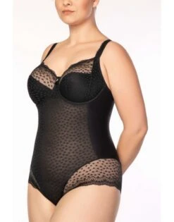 Ulla Dessous Josy Shapewear Body Kleine En Grote Maten 75-100 Cup B Tot G - Zwart - 6773 -ondergoed winkel ulla dessous josy shapewear body kleine en grote maten 75 100 cup b tot g zwart 6773 2