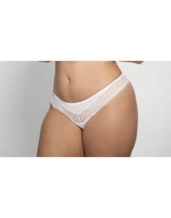 Ulla Dessous Josy String Kleine - Grote Maten 36-48 - Wit - 6737 -ondergoed winkel ulla dessous josy string kleine grote maten 36 48 wit 6737 1