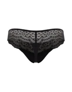 Ulla Dessous Josy String Kleine - Grote Maten 36-48 - Zwart - 6737 -ondergoed winkel ulla dessous josy string kleine grote maten 36 48 zwart 6737 2