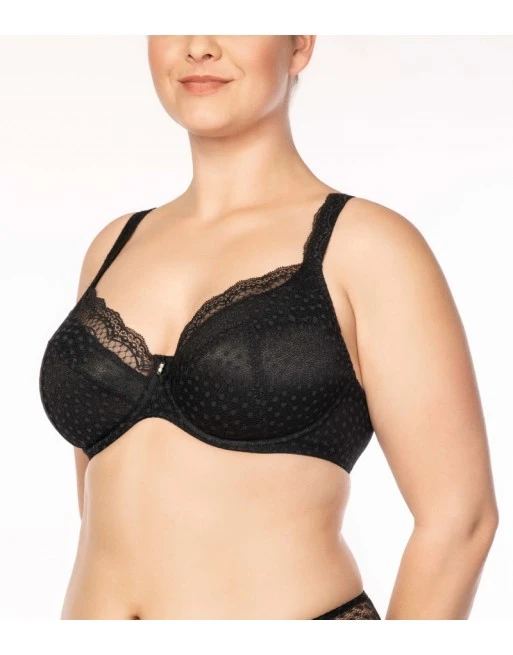 Ulla Dessous Josy Voorgevormde BH Kleine En Grote Maten 65-110 Cup D Tot L - Zwart - 6722 4 Ulla Dessous Josy Voorgevormde BH Kleine En Grote Maten 65-110 Cup D Tot L - Zwart - 6722 - Afbeelding 4