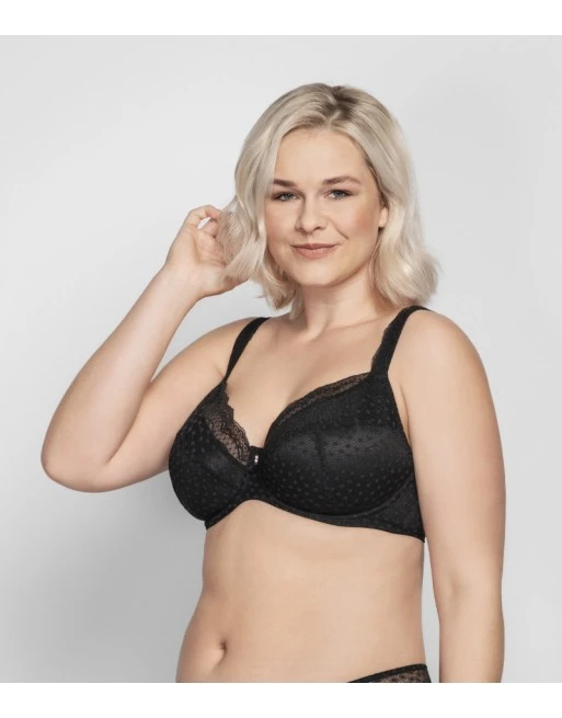 Ulla Dessous Josy Voorgevormde BH Kleine En Grote Maten 65-110 Cup D Tot L - Zwart - 6722 1 Ulla Dessous Josy Voorgevormde BH Kleine En Grote Maten 65-110 Cup D Tot L - Zwart - 6722