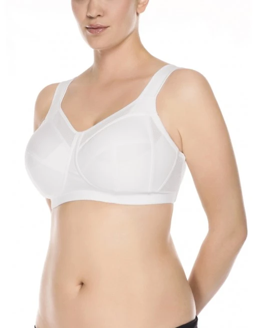 Ulla Dessous Kate Sport BH + Beugel Kleine En Grote Maten 70-130 Cup D Tot L - Wit - 6024 2 Ulla Dessous Kate Sport BH + Beugel Kleine En Grote Maten 70-130 Cup D Tot L - Wit - 6024 - Afbeelding 2