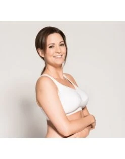 Ulla Dessous Kate Sport BH Zonder Beugel Kleine En Grote Maten 70-130 Cup D Tot N - Wit - 6028 -ondergoed winkel ulla dessous kate sport bh zonder beugel kleine en grote maten 70 130 cup d tot n wit 6028 6