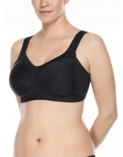 Ulla Dessous Kate Sport BH Zonder Beugel Kleine En Grote Maten 70-130 Cup D Tot N - Zwart - 6028 -ondergoed winkel ulla dessous kate sport bh zonder beugel kleine en grote maten 70 130 cup d tot n zwart 6028 3