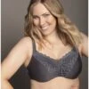 Ulla Dessous Mara Essence Bralette BH Kleine En Grote Maten 70-100 Cup D Tot L - Antraciet - 4224