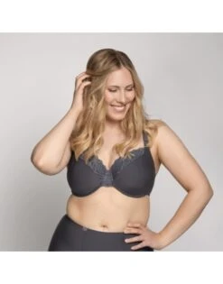 Ulla Dessous Mara Essence Hele Cup BH Kleine En Grote Maten 70-100 Cup D Tot I - Antraciet - 4221