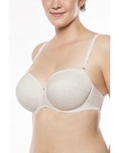 Ulla Dessous Maxima Beha Met Schuimvulling Grote Cupmaten E - Écru - 1129 -ondergoed winkel ulla dessous maxima beha met schuimvulling grote cupmaten e ecru 1129 3