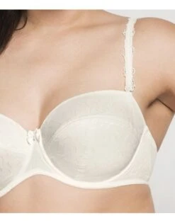 Ulla Dessous Maxima Beha + Verwijderbare Bandjes - Grote Maten + Kleine Cupmaten B - Écru - 1122 -ondergoed winkel ulla dessous maxima beha verwijderbare bandjes grote maten kleine cupmaten b ecru 1122 3