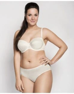 Ulla Dessous Maxima Beha + Verwijderbare Bandjes - Grote Maten + Kleine Cupmaten B - Écru - 1122 -ondergoed winkel ulla dessous maxima beha verwijderbare bandjes grote maten kleine cupmaten b ecru 1122 4