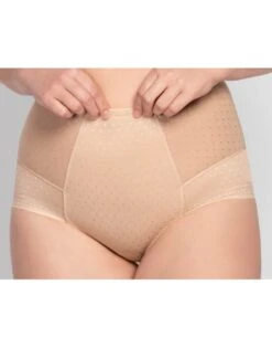 Ulla Dessous Meghan Gaine Slip Kleine - Grote Maten 38-56 - Beige - 3110 -ondergoed winkel ulla dessous meghan gaine slip kleine grote maten 38 56 beige 3110 2