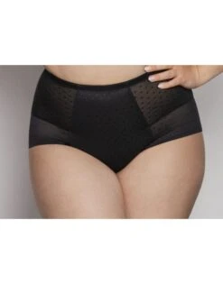 Ulla Dessous Meghan Gaine Slip Kleine - Grote Maten 38-56 - Zwart - 3110 -ondergoed winkel ulla dessous meghan gaine slip kleine grote maten 38 56 zwart 3110 2