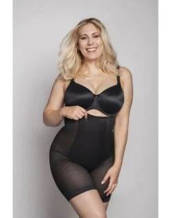 Ulla Dessous Meghan Shapewear Gaine Slip Hoge Taille - Lange Benen - Kleine - Grote Maten - 38-56 - Zwart - 3118